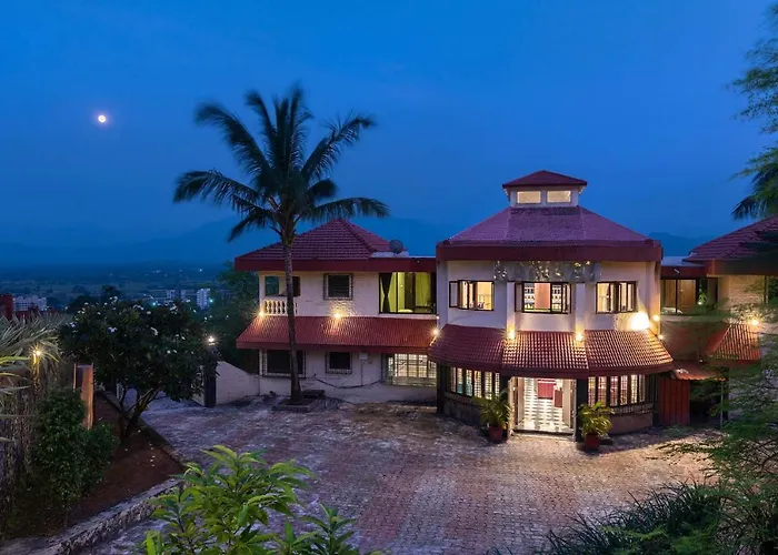 Villa Dazzle By Stayvista - Unwind In A Mountain-City View Villa With A Terrace Pool Karjat