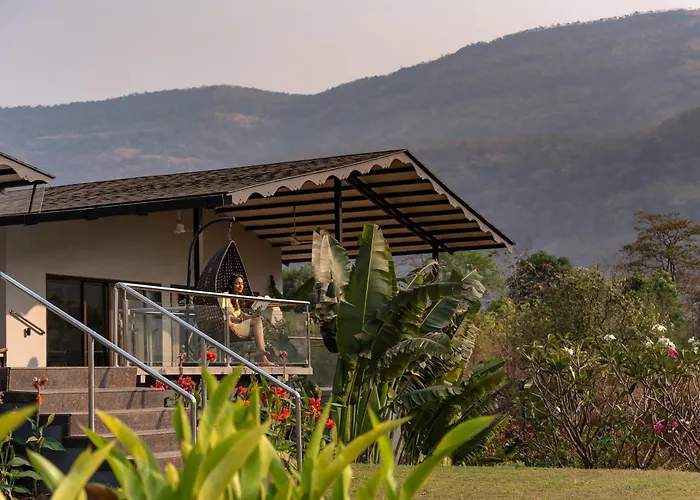 Saffronstays Sanvina Farm - A Signature Series Riverside Villa, Karjat