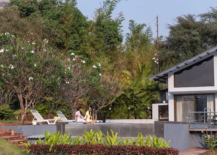 Saffronstays Sanvina Farm - A Signature Series Riverside Villa, Karjat